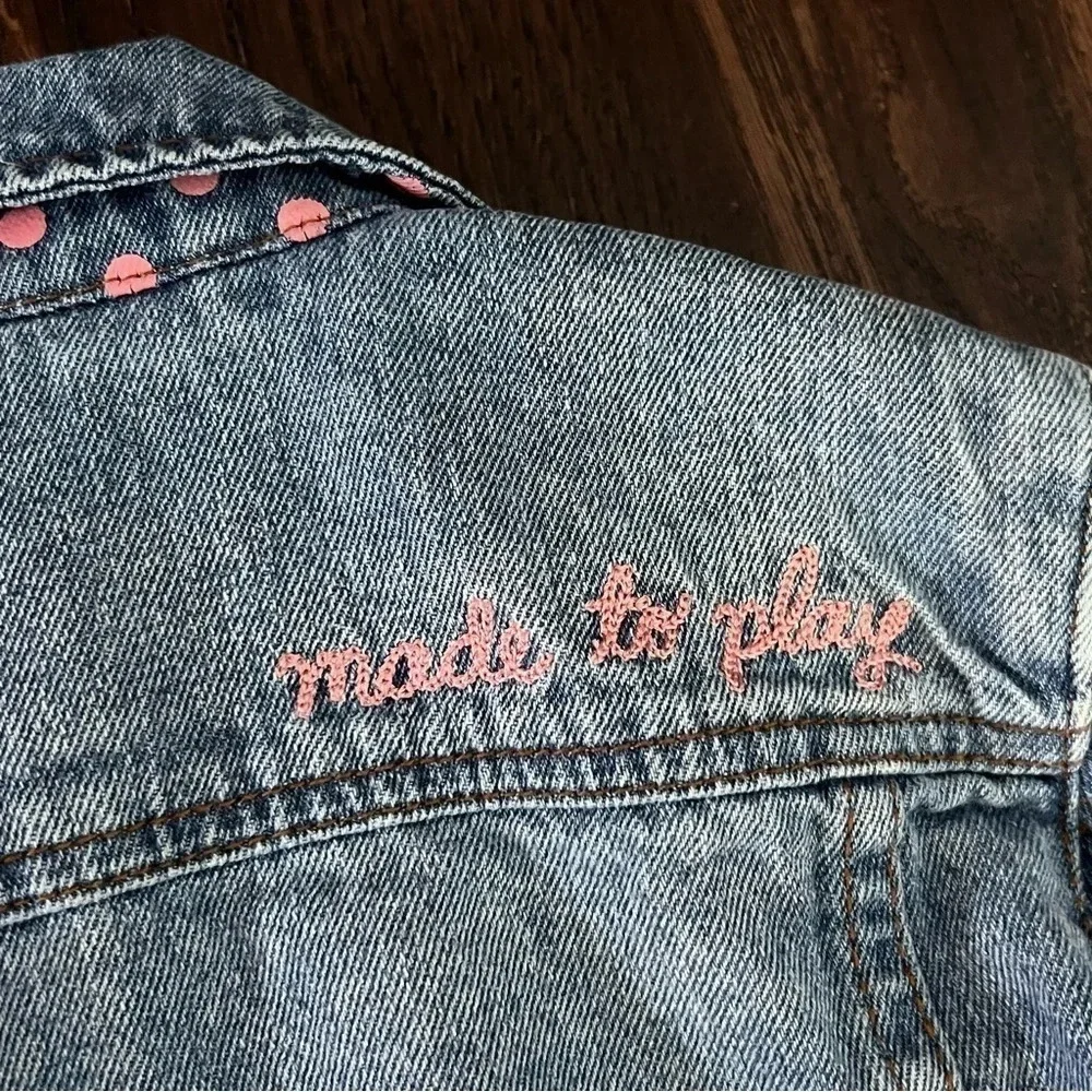 Disney Pixar Toy Story 4 Denim Jacket Girls Size 4 - Picture 5 of 12